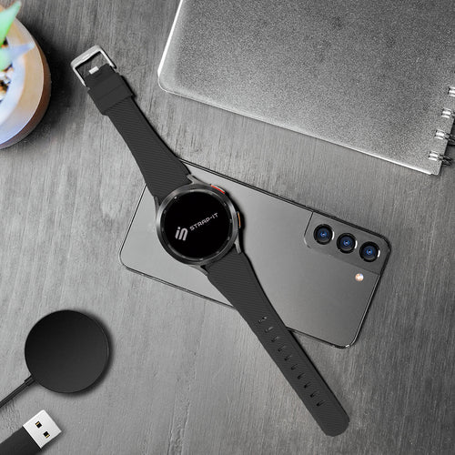 Correa silicona sarga Amazfit Bip 3 (Pro) (negro)