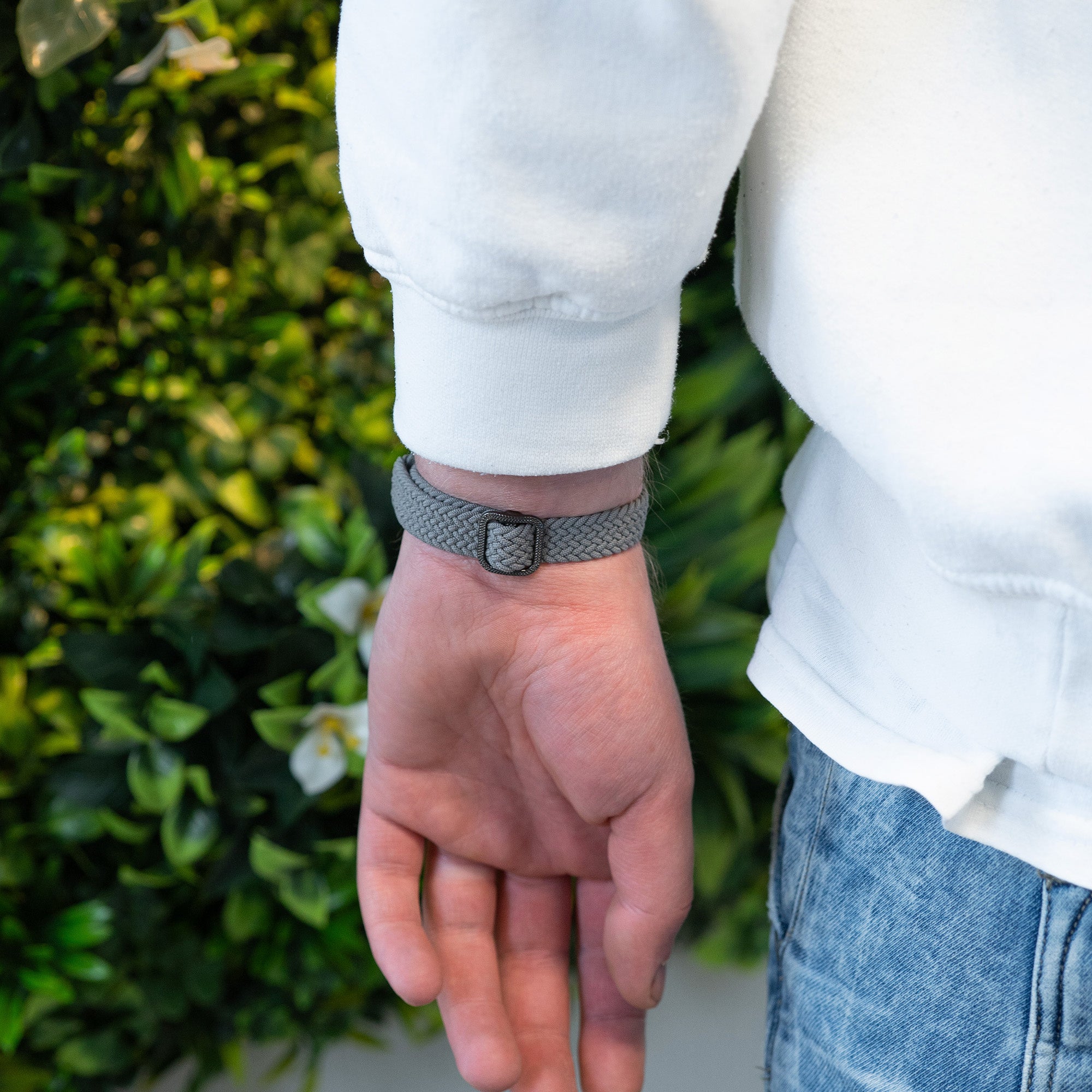 Correa trenzada Xiaomi Mi Band 5 (gris oscuro)