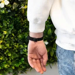 Nylon Mi Braided Strap, black, lifestyle photo