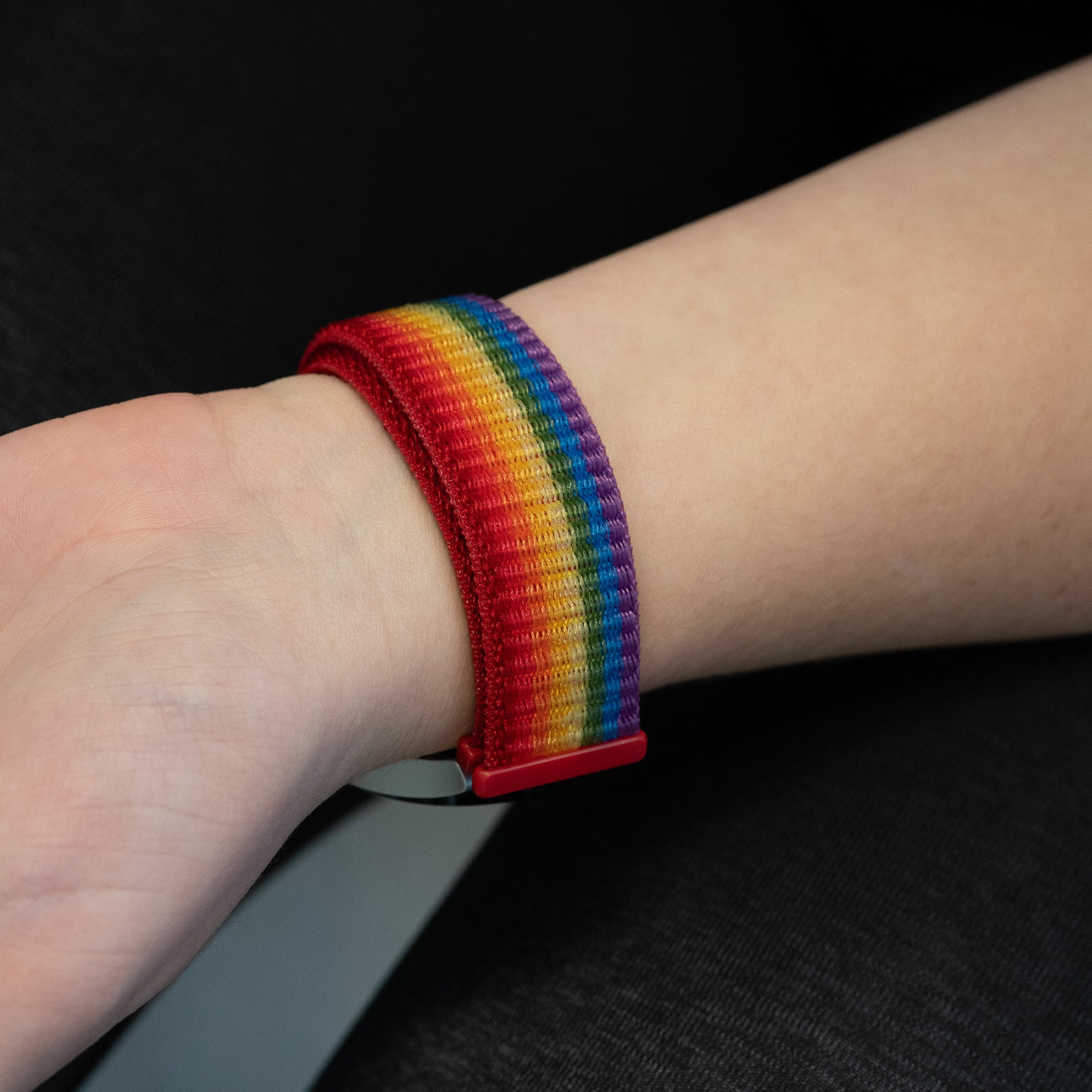 Bandz Correa nylon Loop Garmin Vivomove Trend (arcoiris)