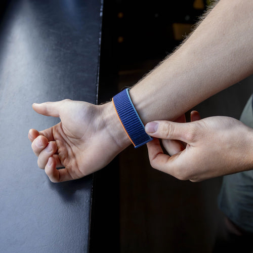 Bandz Apple Watch Nylon Strap 'Classic' (Dark Blue mix)