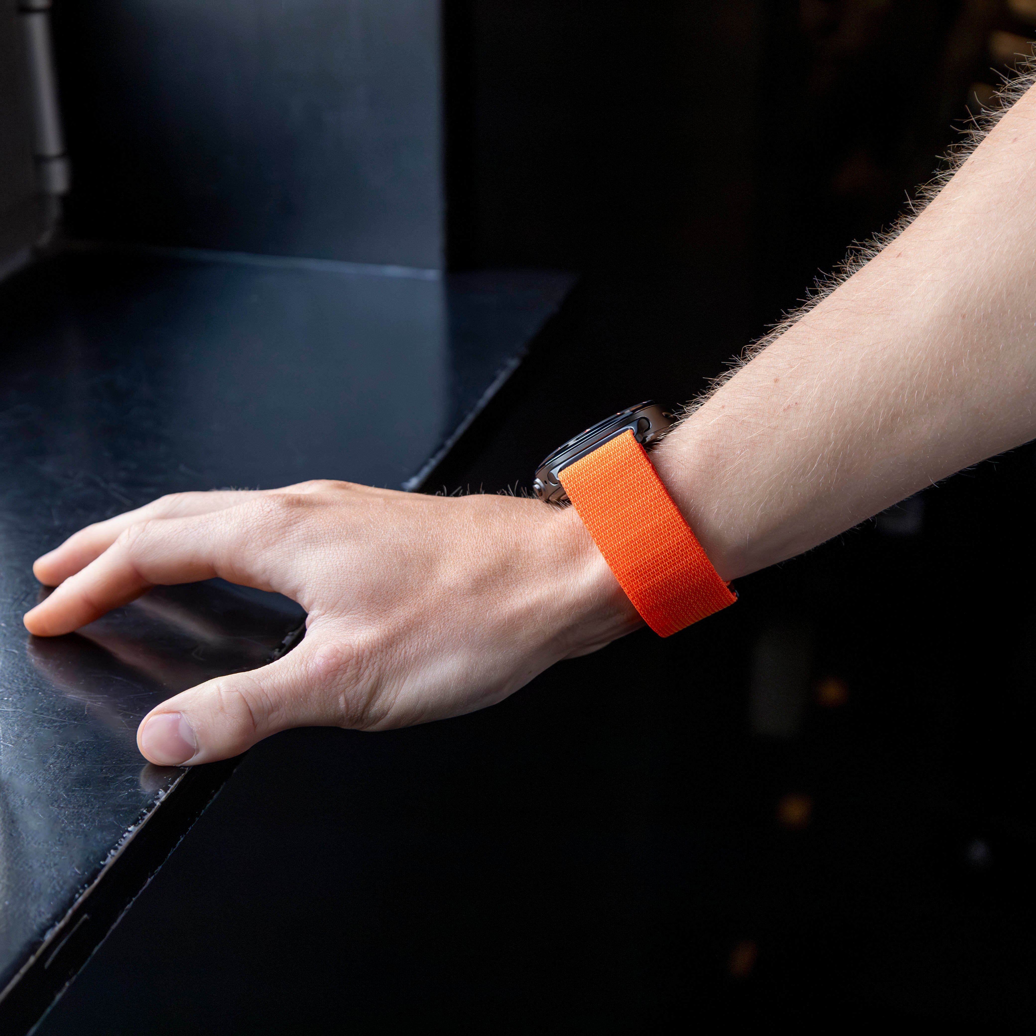 Correa Alpine nylon Samsung Galaxy Watch Ultra 2 (naranja)
