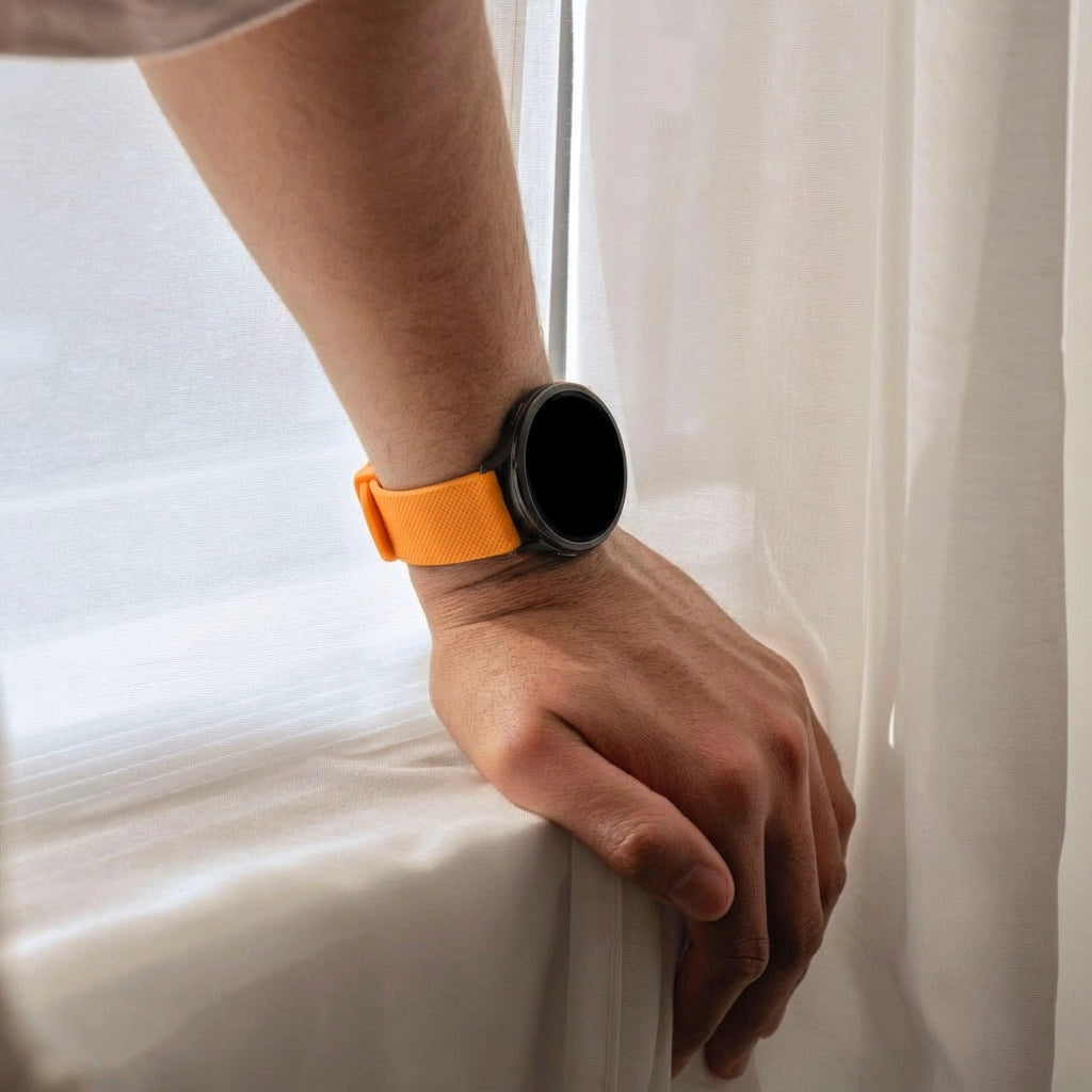 Bandz Garmin Forerunner 265 Silicone Strap 'Premium' (Orange)