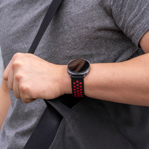 Correa deportiva Samsung Galaxy Watch 8 Classic (negro/rojo)