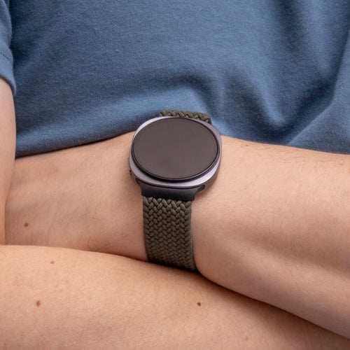 Correa tejida con hebilla Samsung Galaxy Watch 8 Classic (verde)