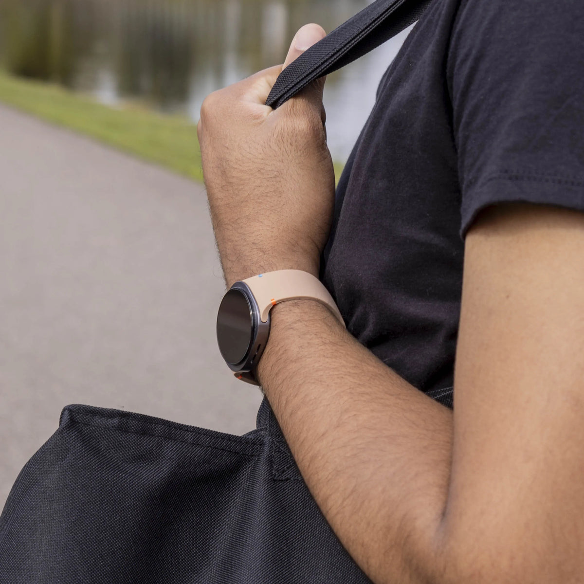 Silicone Strap, lifestyle photo