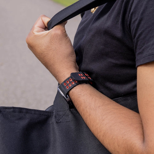 Correa Ocean Samsung Galaxy Watch 9 - 40mm (negro/rojo)