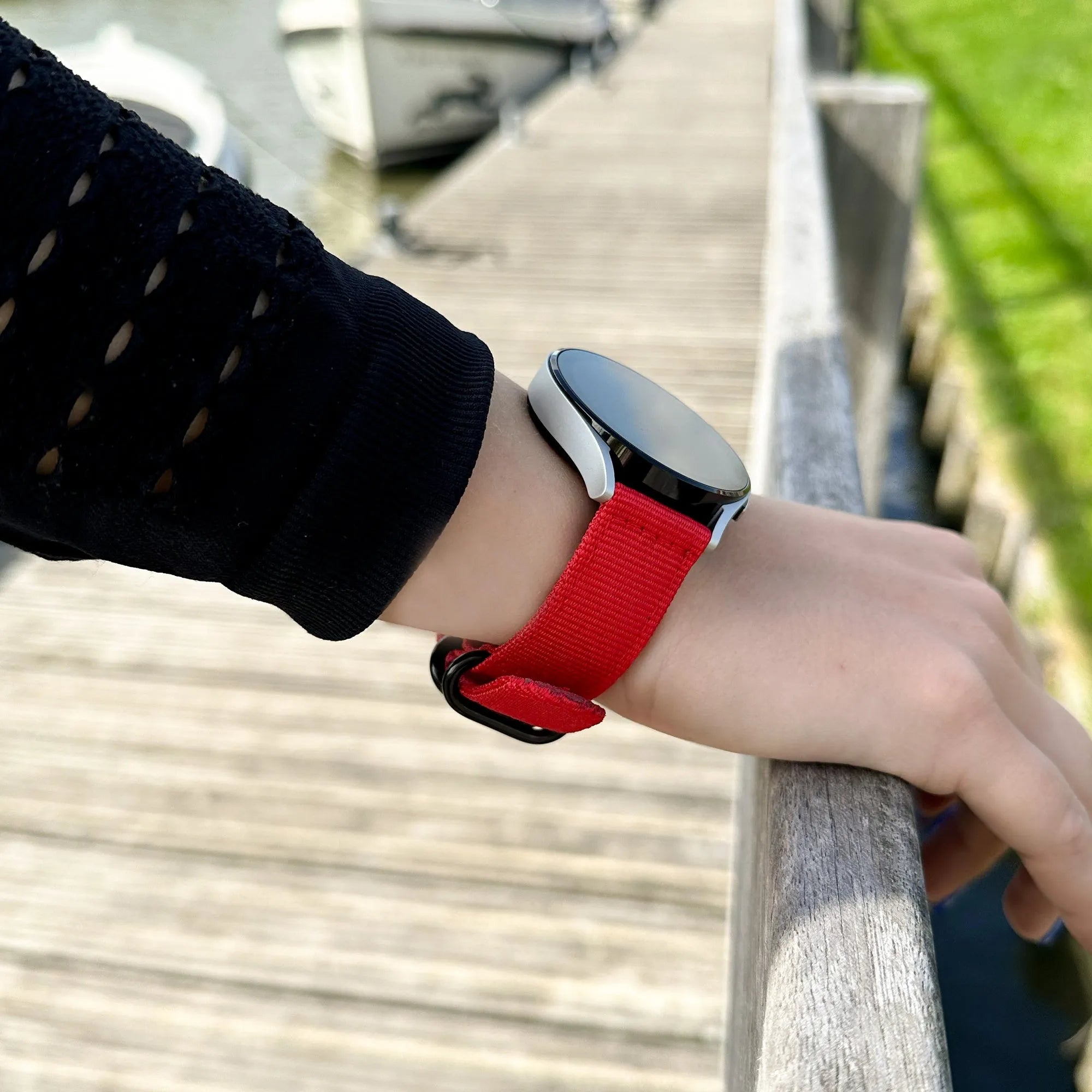 Amazfit GTR Mini Nylon Buckle Strap (Red)