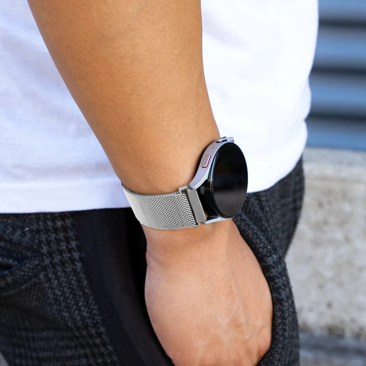 Coros Pace 4 Milanese Strap (Silver)