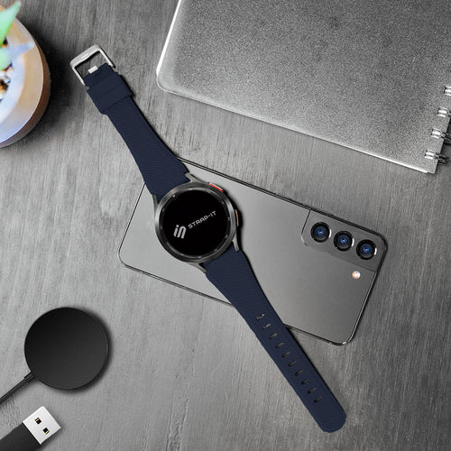 Correa silicona sarga Amazfit Cheetah (Pro) (azul oscuro)