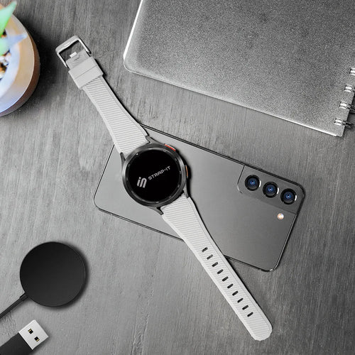 Suunto Run Twill Silicone Strap (White)