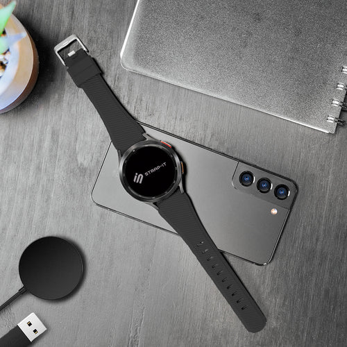 Correa silicona sarga Amazfit GTR 4 (negro)