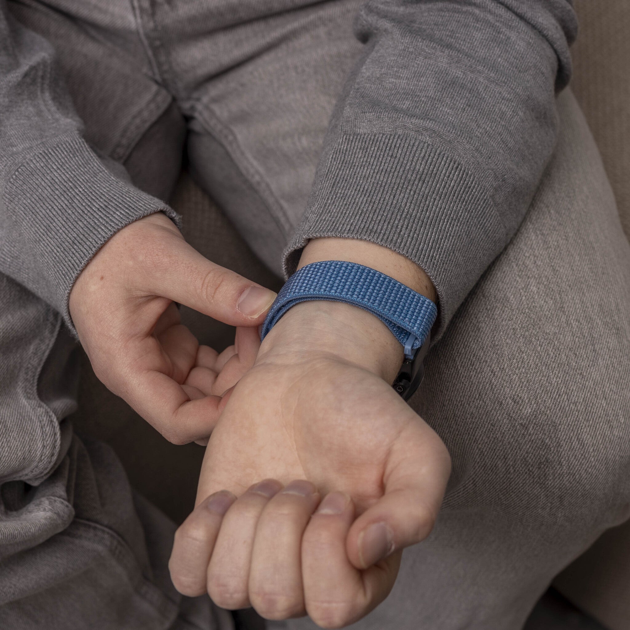 Garmin Fenix 8 Pro - 51mm Nylon Strap (Light Blue)
