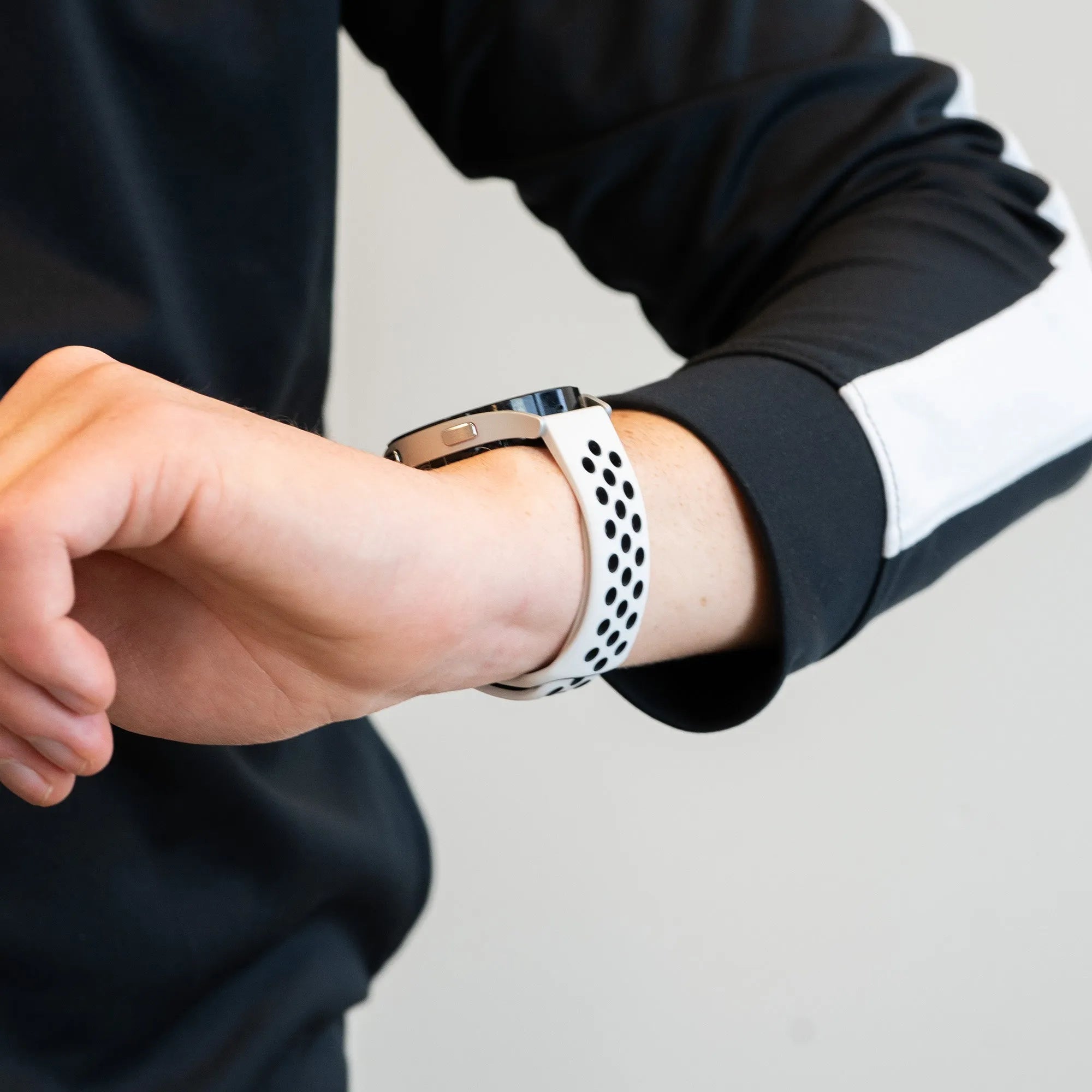 Bandz Correa deportivo 'De lujo' Amazfit Active 2 (blanco/negro)