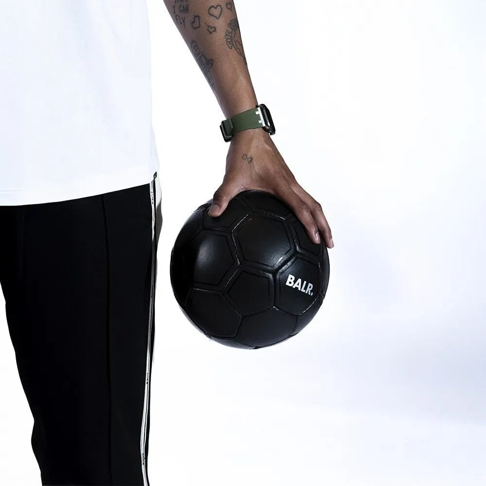 BALR. Correa de silicona Apple Watch Ultra Liquid (verde/titanio)