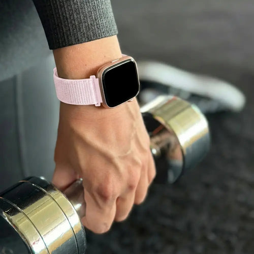 Fitbit Versa - Versa 2 Nylon Strap (Light Pink)