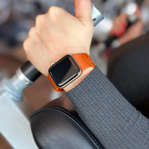 Silicone Chain Strap, orange, lifestyle photo