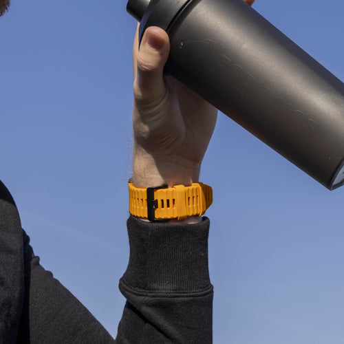 Correa silicona con hebilla Garmin Fenix 8 Pro - 51mm (naranja)