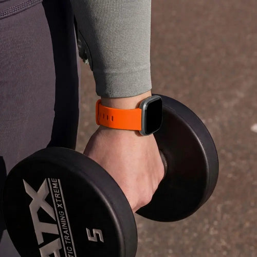 Fitbit Versa-Versa 2 Silicone Strap (Orange)