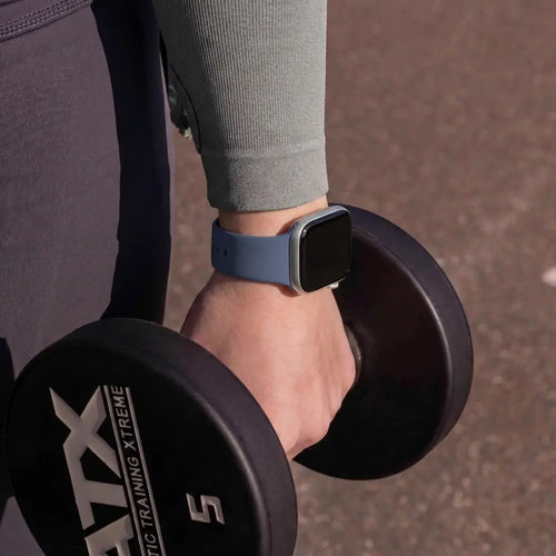 Apple Watch Silicone Strap Classic (Grey-Blue)