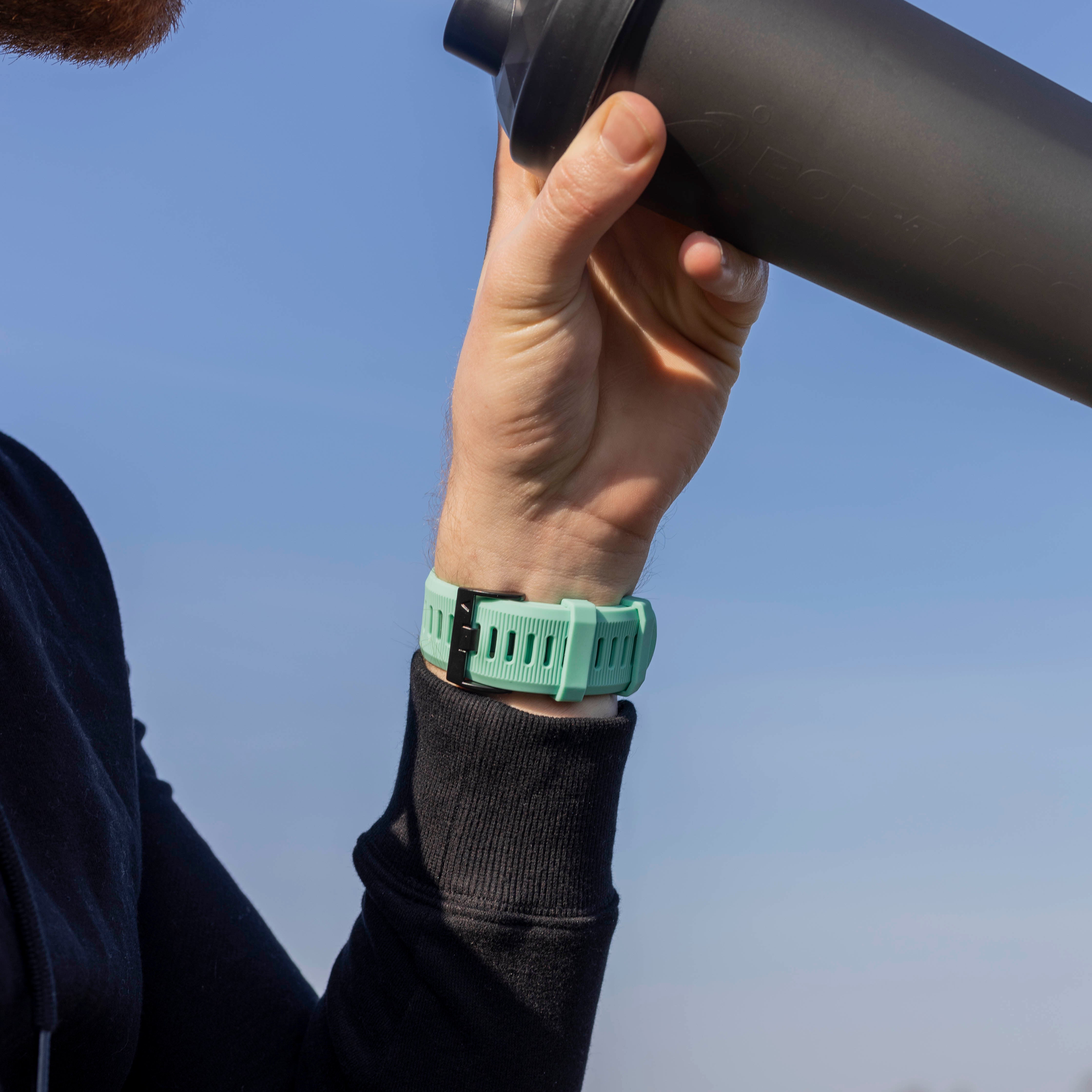 Correa silicona Garmin Fenix 5x/6x (aqua)