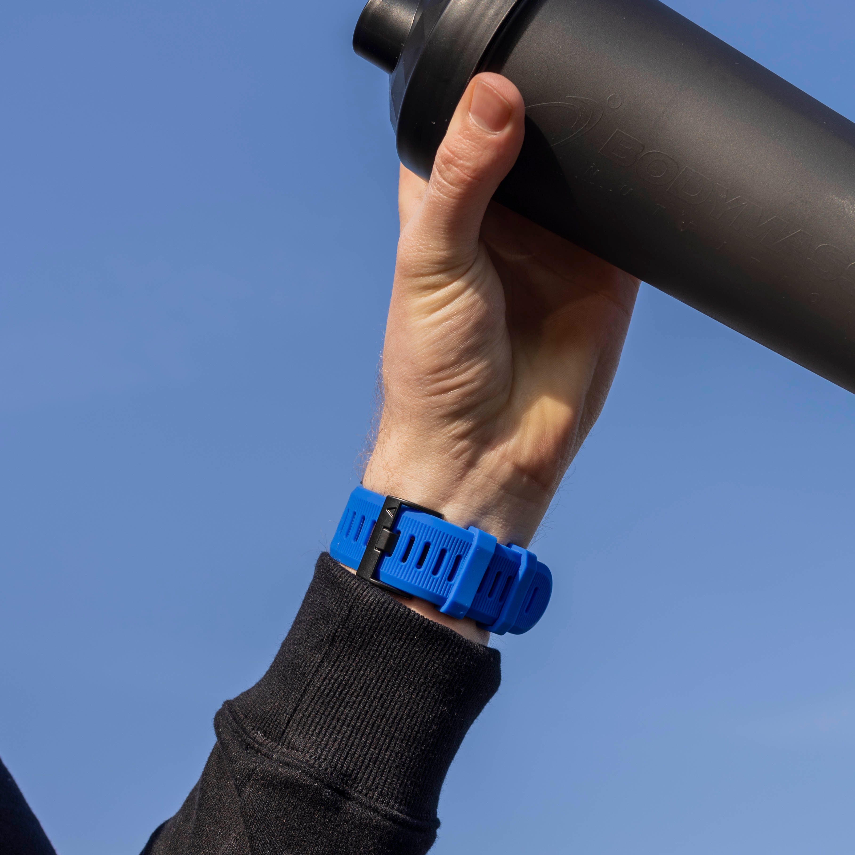 Correa silicona Garmin Fenix 5x/6x (azul)