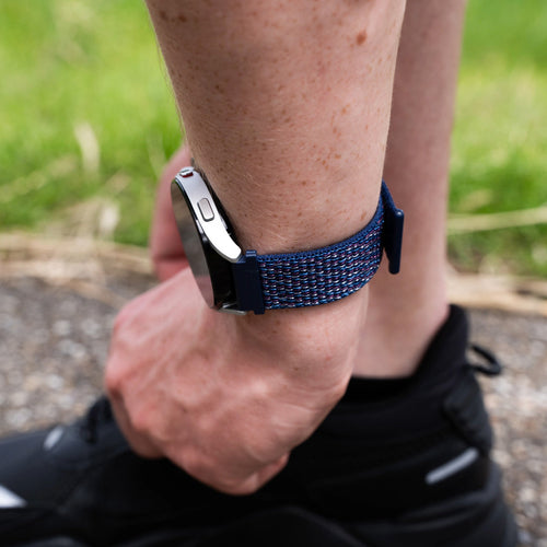 Amazfit Bip 3 (Pro) Nylon Strap (Purple/Blue)