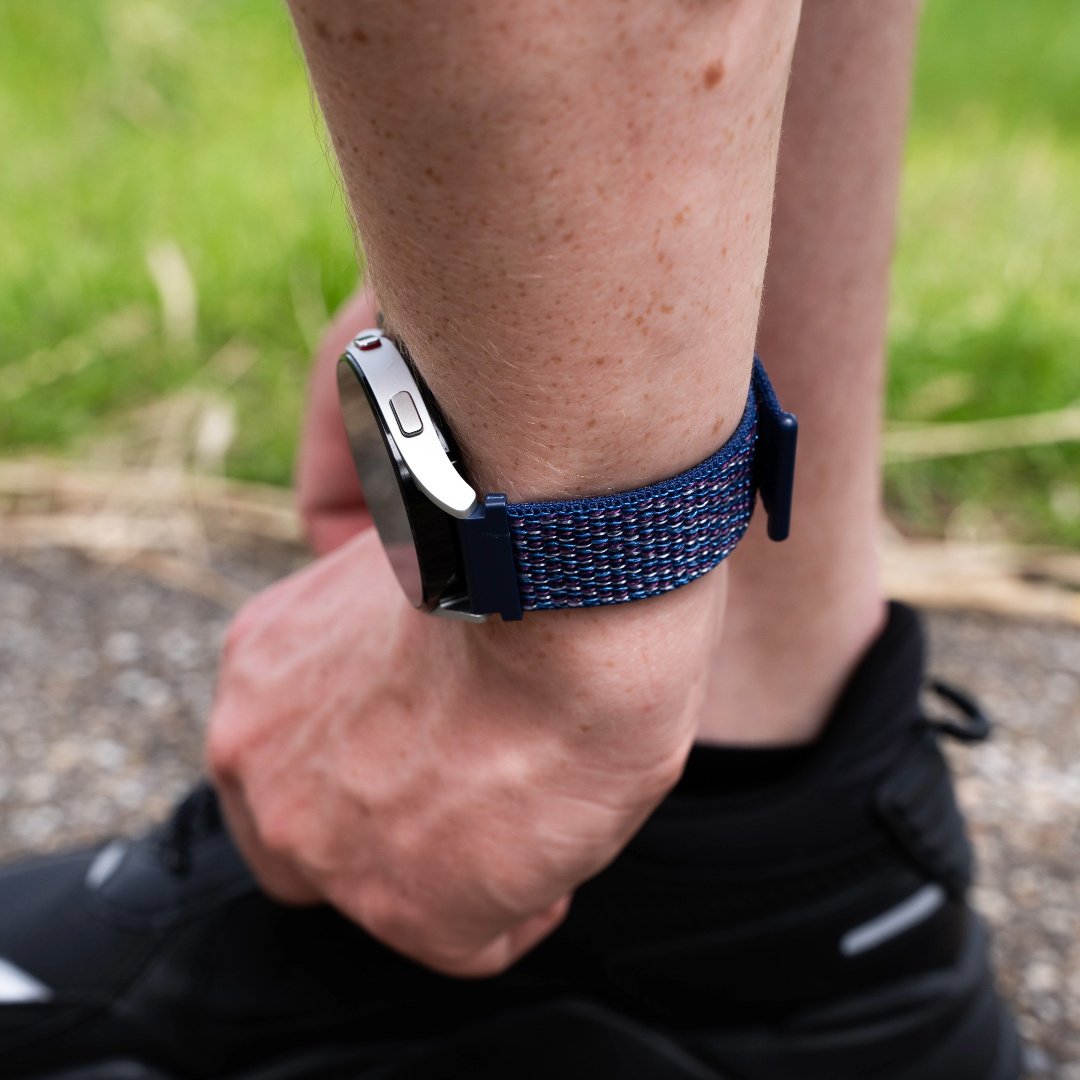 Correa nylon Redmi Watch 5 Active (violeta-azul)
