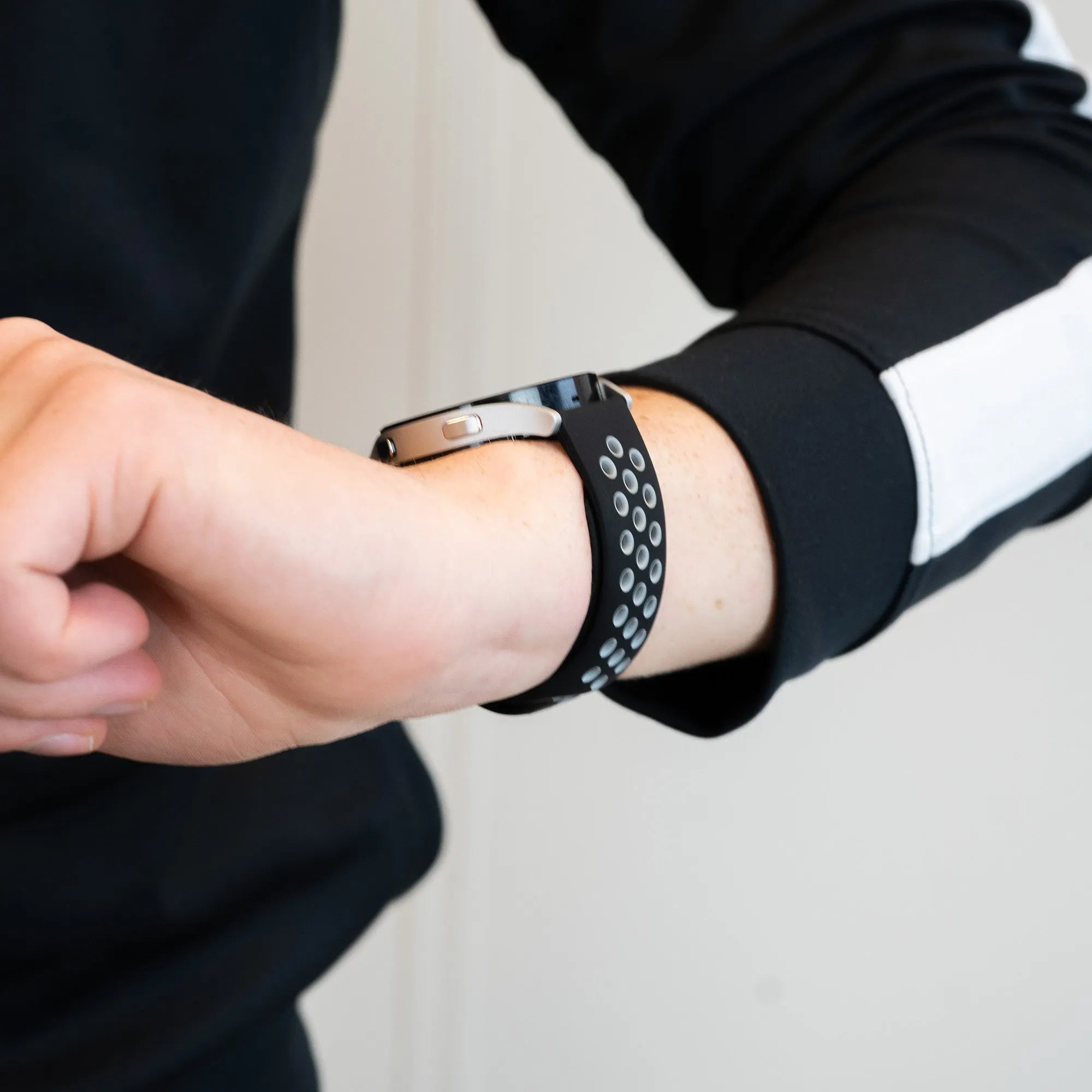 Bandz Suunto 9 Peak Pro Sport Strap 'Deluxe' (Black/Grey)