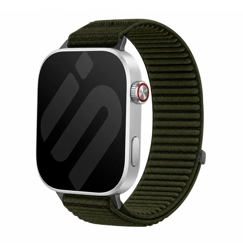 Correa nylon ondulada Xiaomi Smart Band 9 Pro (verde oscuro)
