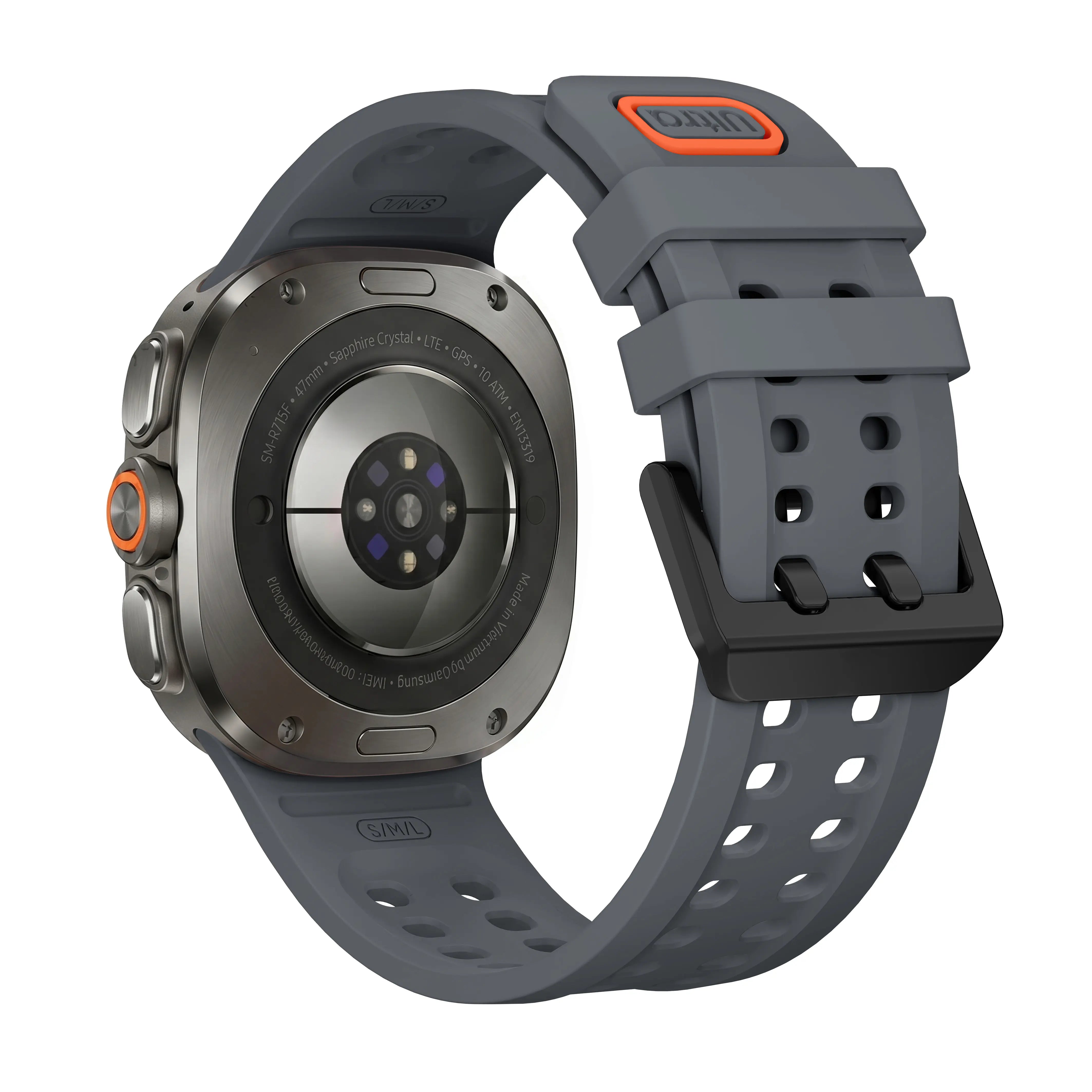Correa silicona Samsung Galaxy Watch Ultra (gris oscuro)