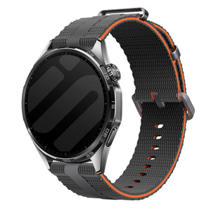 Xiaomi Watch S5 Silicone Active Strap (Dark Grey/Orange)