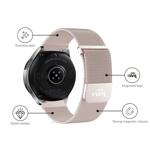 Correa milanesa xoxo Wildhearts Amazfit GTS 2 (rosa)