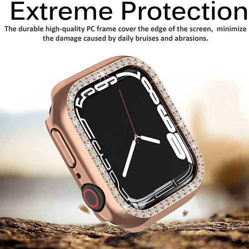 hardcase-apple-watch-7-45mm-diamond-rosegold