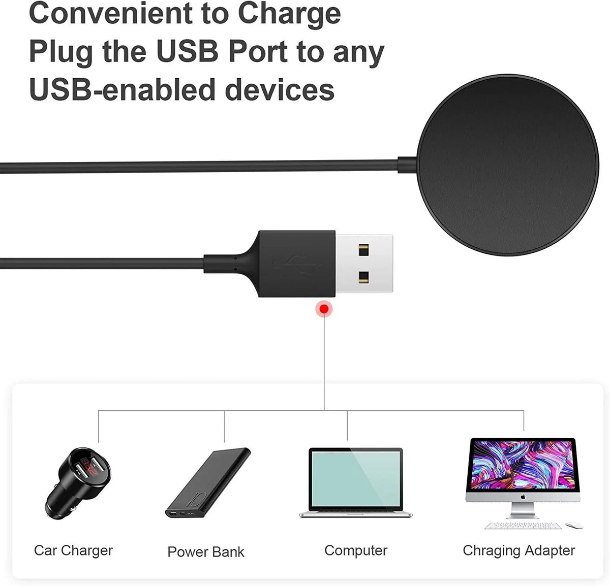 Cable de cargador Samsung Galaxy Watch 8 (Classic)