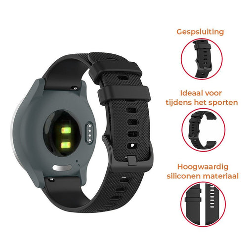 Correa silicona Huawei Watch GT 5 Pro 42mm (negro)