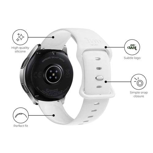 Correa silicona xoxo Wildhearts Samsung Galaxy Watch 3 41mm (blanco)