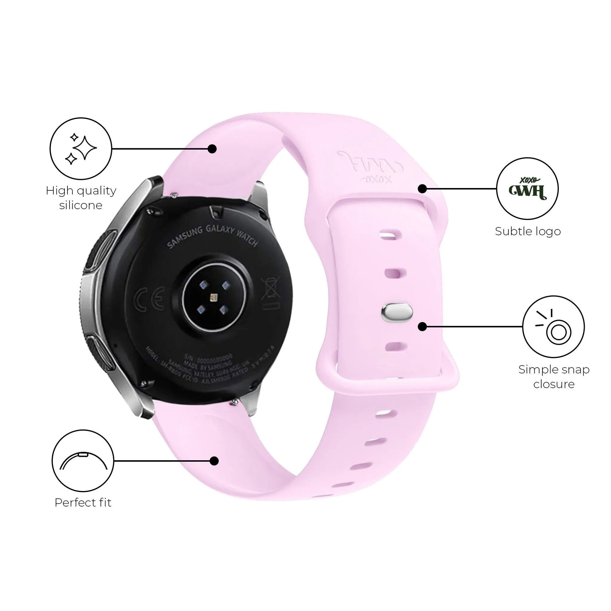 Correa silicona xoxo Wildhearts Polar Ignite 3 (rosa)