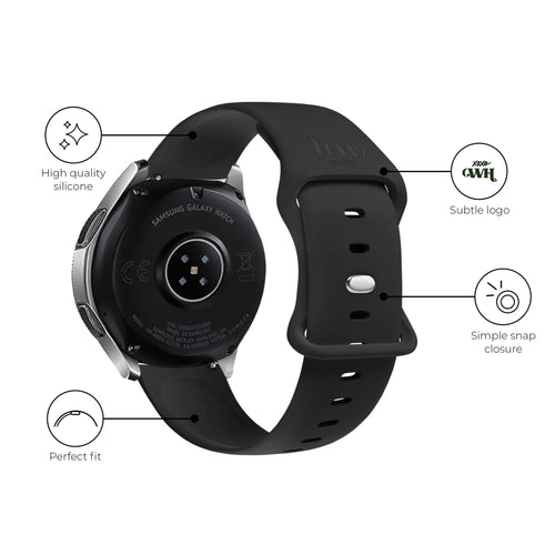 Correa silicona xoxo Wildhearts Samsung Gear Sport (negro)