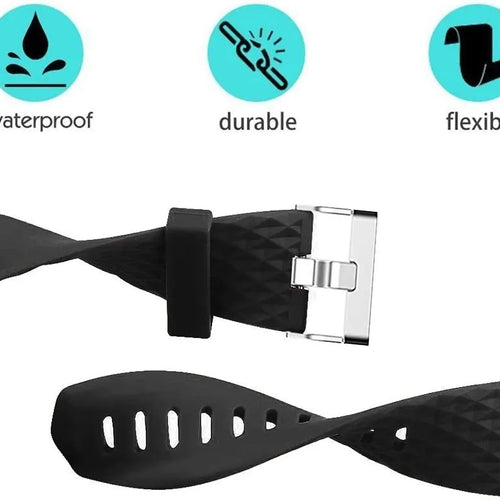 Diamond Silicone Strap, black, promotional banner