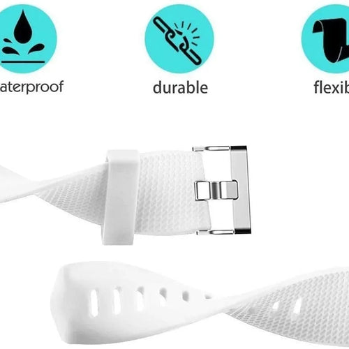 Silicone Strap, white, promotional banner