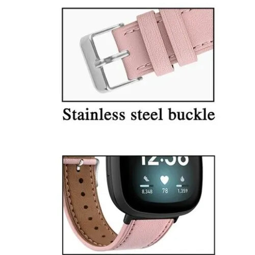 Modern Leather Strap, pink, promotional banner