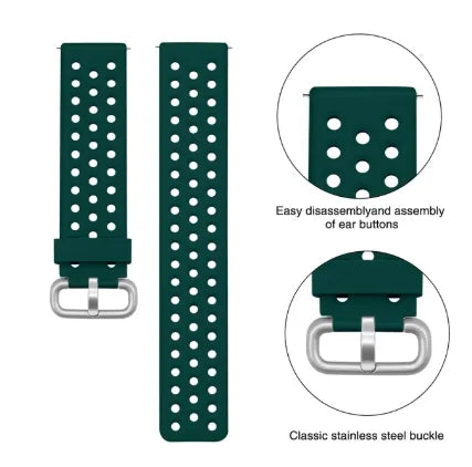 Breathable Silicone Strap, infographic (USP banner)