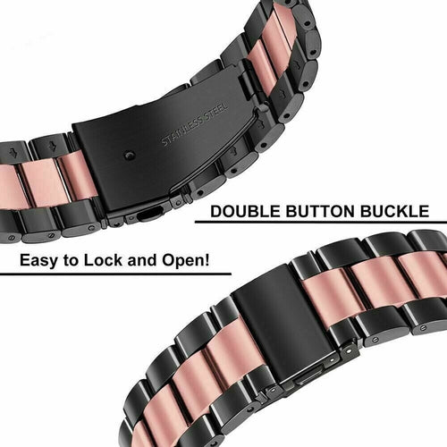Correa acero Huawei Watch GT 7 - 41mm (negro/rosa)