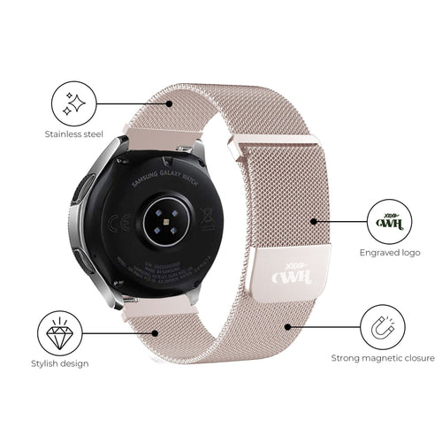xoxo Wildhearts Xiaomi Watch S1 Milanese Strap (Rose Pink)