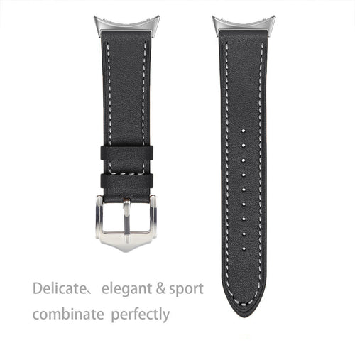 Modern Leather Strap, black, promotional banner