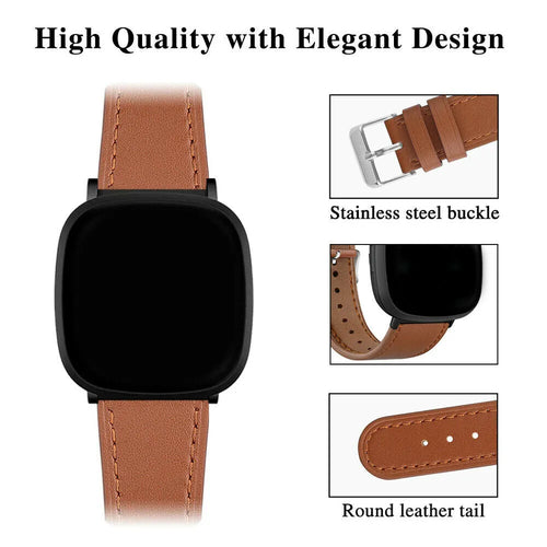 Modern Leather Strap, brown, promotional banner
