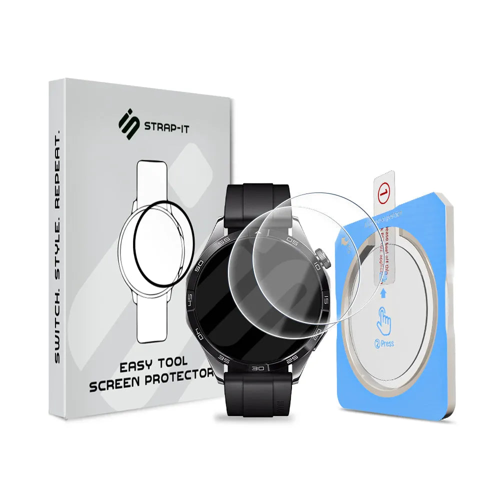 Protector de pantalla con herramienta de un solo clic - Huawei Watch GT 4 - 46mm