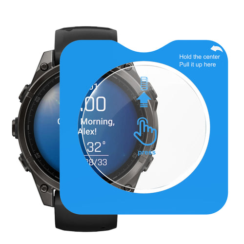Protector de pantalla con herramienta One-Click- Garmin Fenix 8 - 47mm