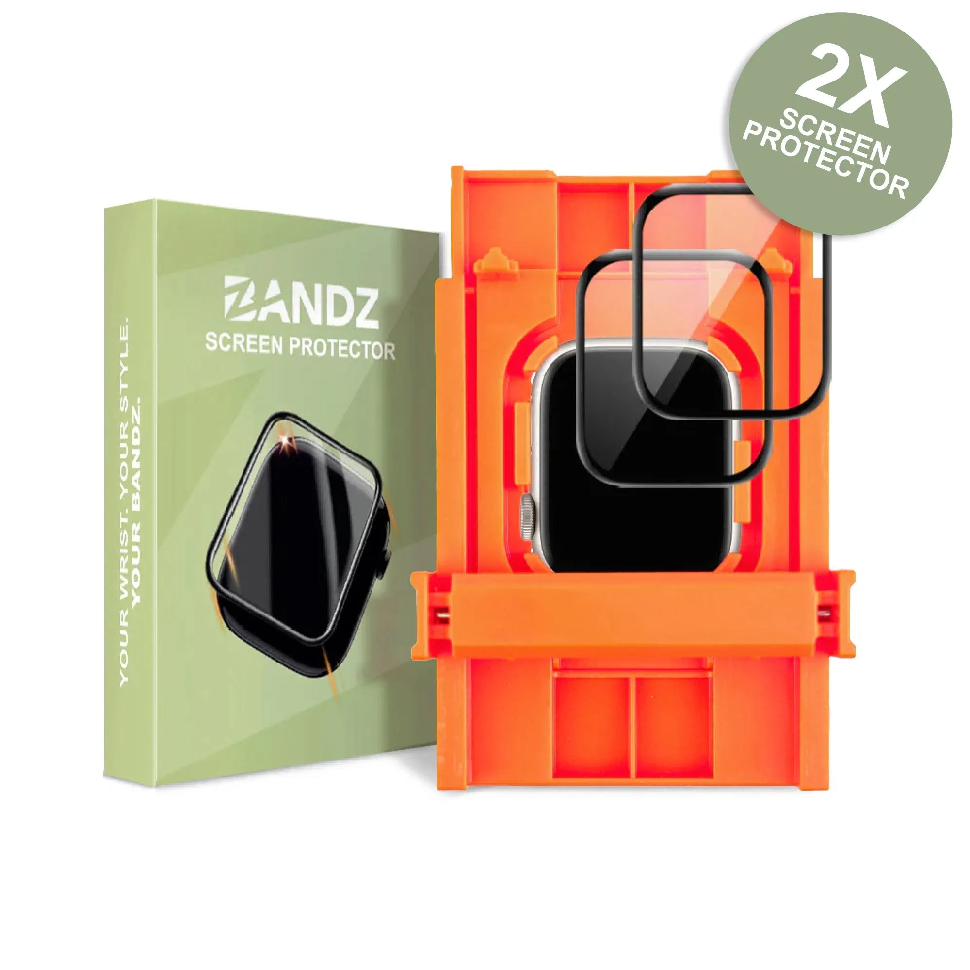 Bandz Protector pantalla con Easy Tool Apple Watch